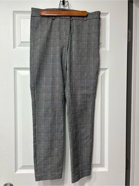 Gray Plaid Dress Pants